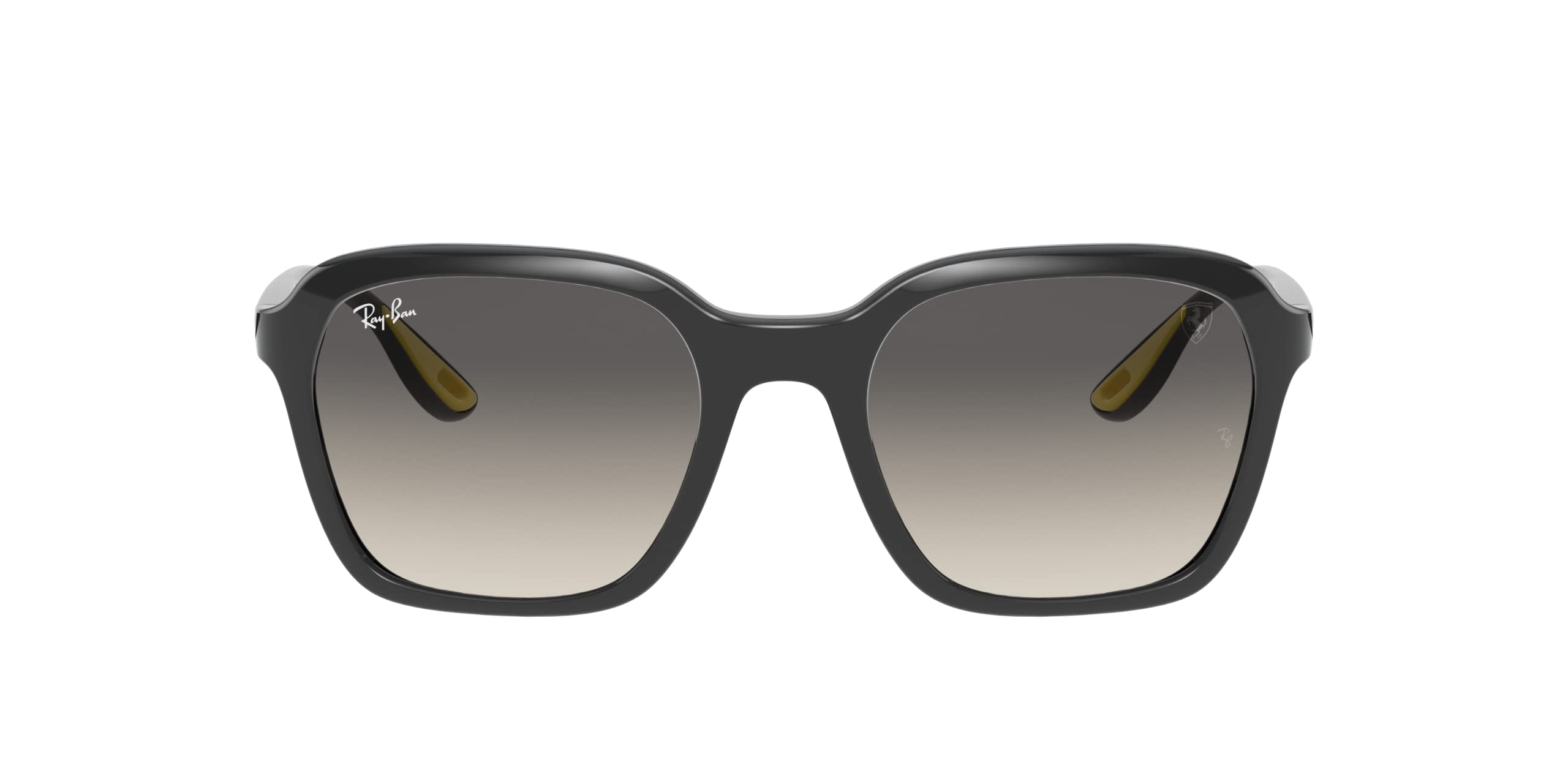 Ray-Ban RB4343M Scuderia Ferrari Square Sunglasses for Men & Women - Polarized UV Protection - Stylish Driving & Outdoor Fashion Accessories