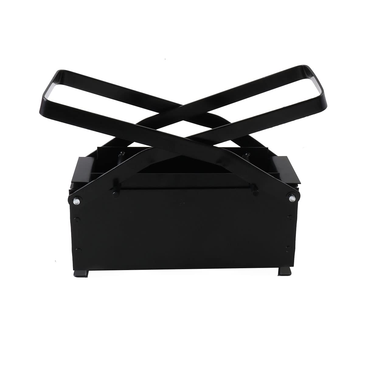 **Iron Newspaper Briquette Maker - DIY Press Paper Log Maker for Fire Stove, 10×5×3.2 Inches | Eco-Friendly Heating Tool for Home, Camping & Emergency Use**