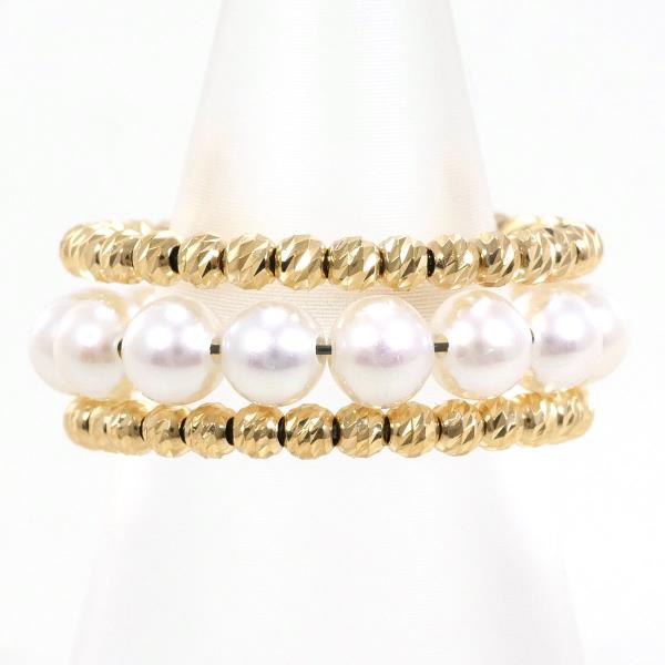 18K Yellow Gold Pearl Ring for Women - Elegant & Timeless Jewelry Gift for Her - Perfect for Weddings, Anniversaries & Special Occasions