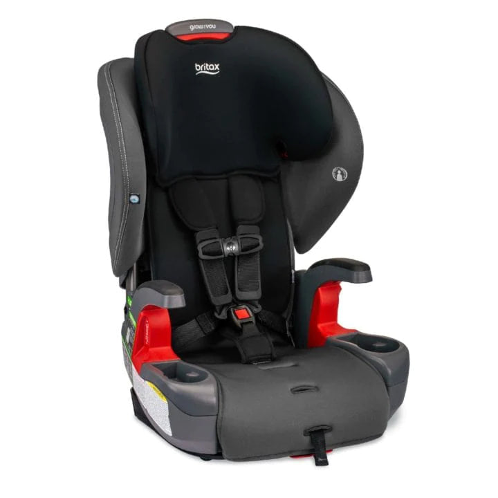 Britax Grow with You Booster Car Seat - Safe & Comfortable for Kids 4-12 Years - Perfect for School, Travel & Road Trips