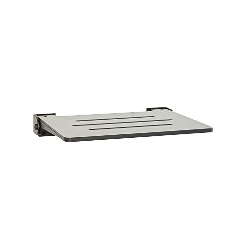 Weathered Ash Seat Top With Matte Black Frame