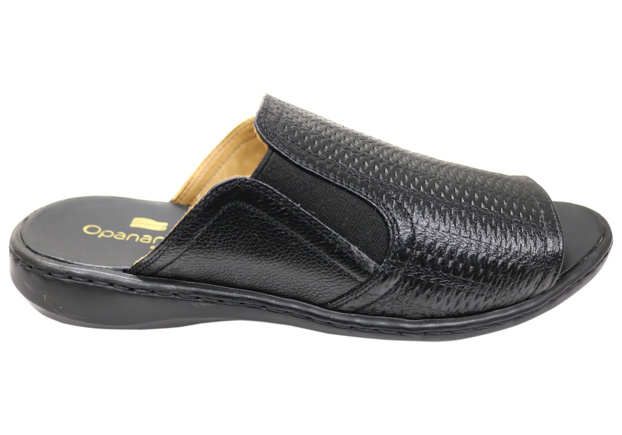 Opananken Bonnie Women's Comfortable Brazilian Leather Slides Sandals - Soft & Supportive Summer Sandals for Beach, Pool, and Casual Wear