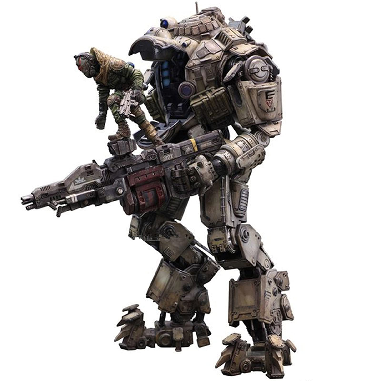 WAWAYU 11 Inch Titanfall Atlas Robot Model Action Figure - Anime Collectible Toy Statue with Exquisite Details - Perfect for Desktop Display, Gaming Room Decor, and Anime Fans Collection