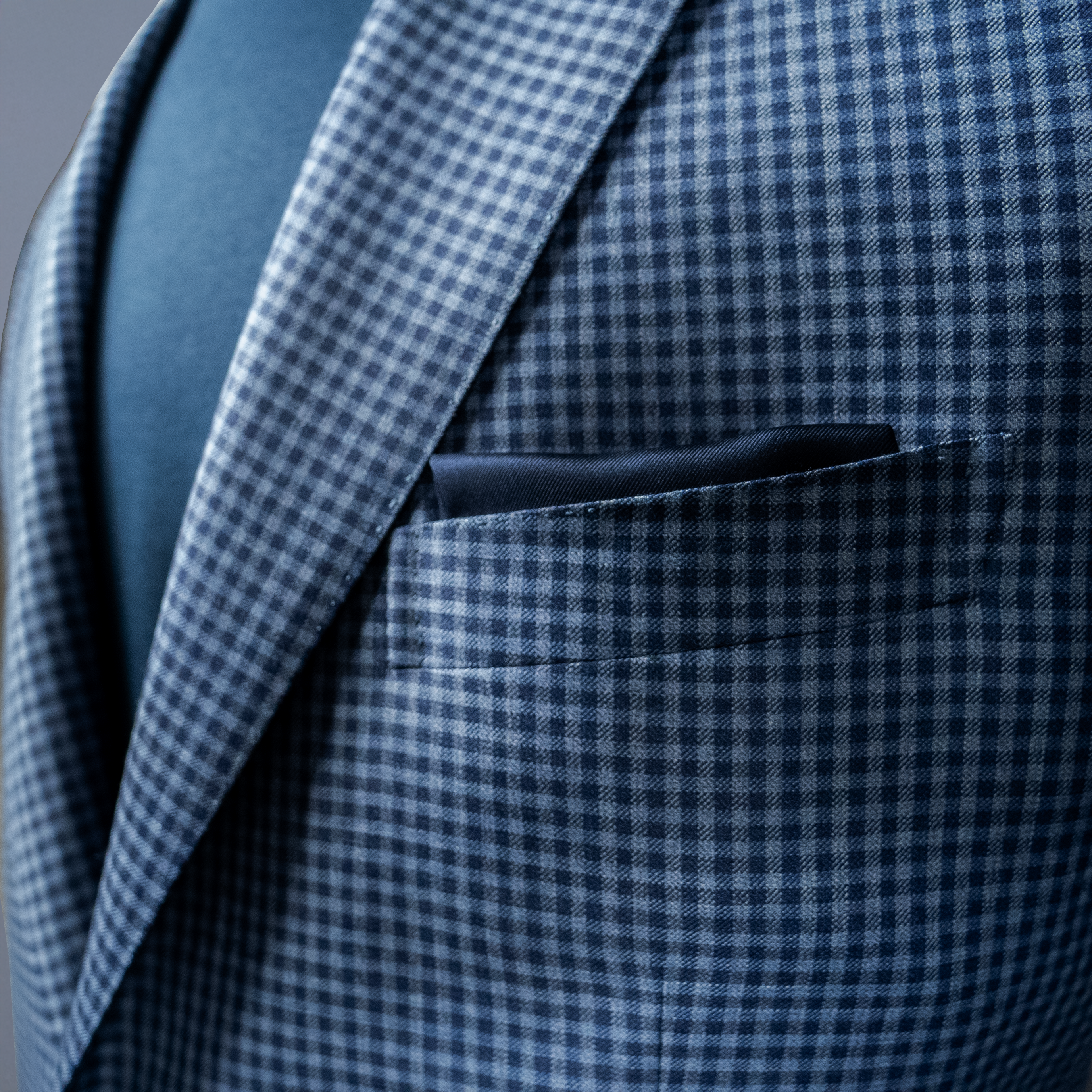BRIONI Blue Check Sport Coat for Men | Premium Wool Blazer | Business & Formal Wear | Perfect for Office, Weddings & Special Events