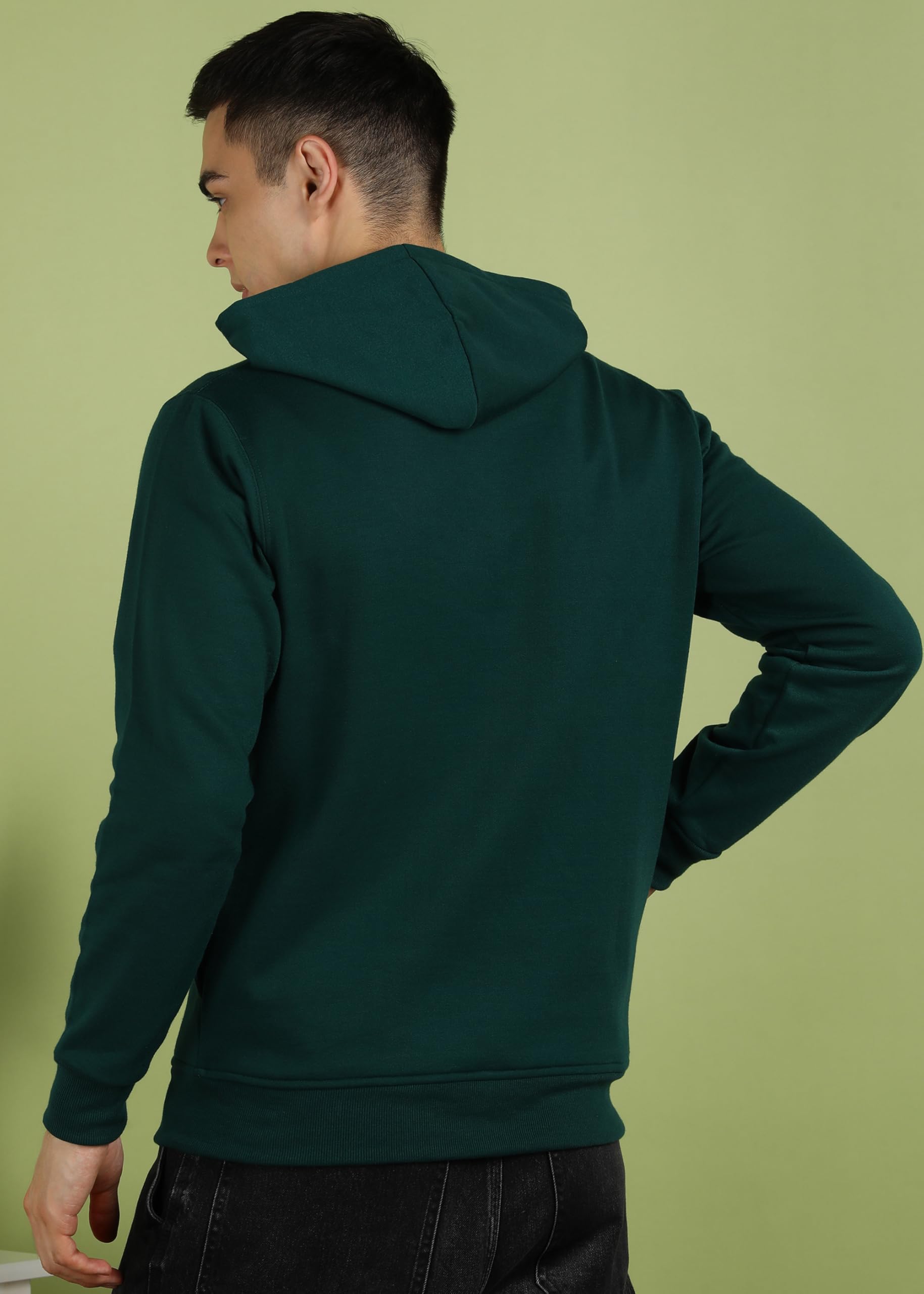 Alan Jones Men's Cotton Hooded Sweatshirt - Soft & Comfortable Pullover Hoodie for Casual Wear, Gym, and Outdoor Activities
