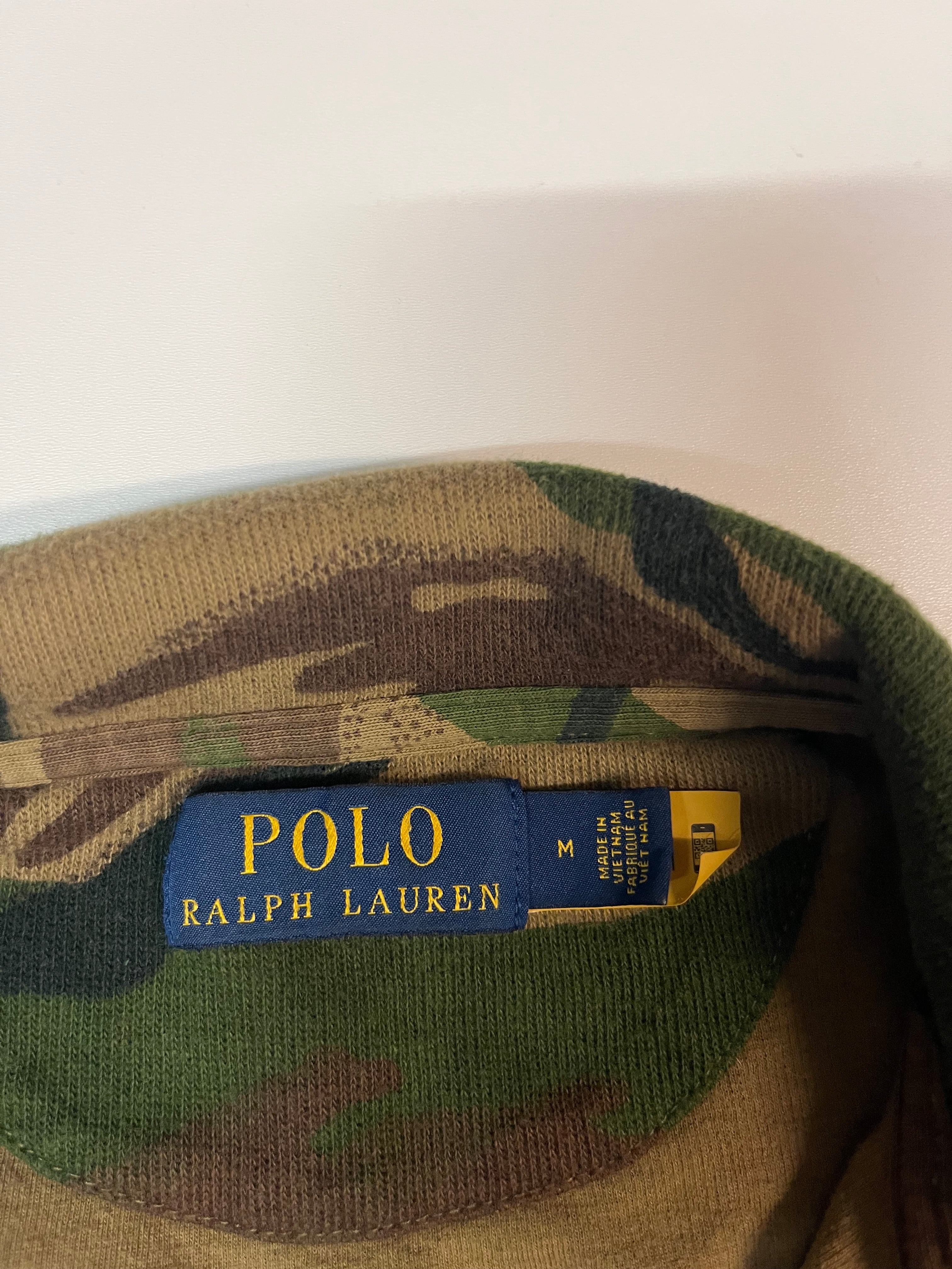 Vintage Ralph Lauren Polo Zip-Up Pullover Sweater for Men - Classic Casual & Layering Style for Fall and Winter Outfits