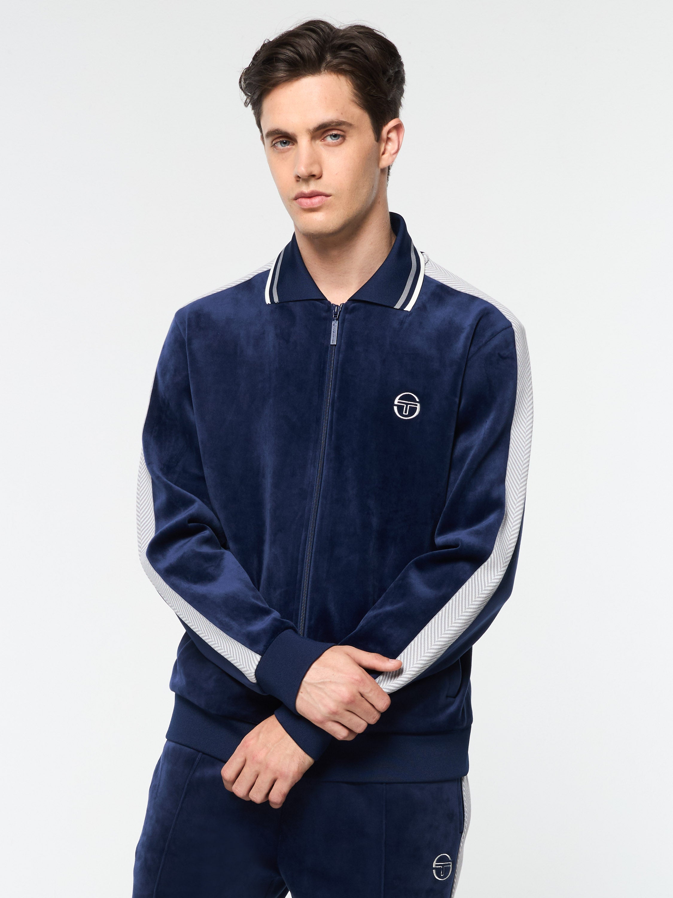 Velour Track Jacket for Women - Soft & Stylish Maritime Blue Zipper Jacket | Perfect for Casual Wear, Gym, and Outdoor Activities