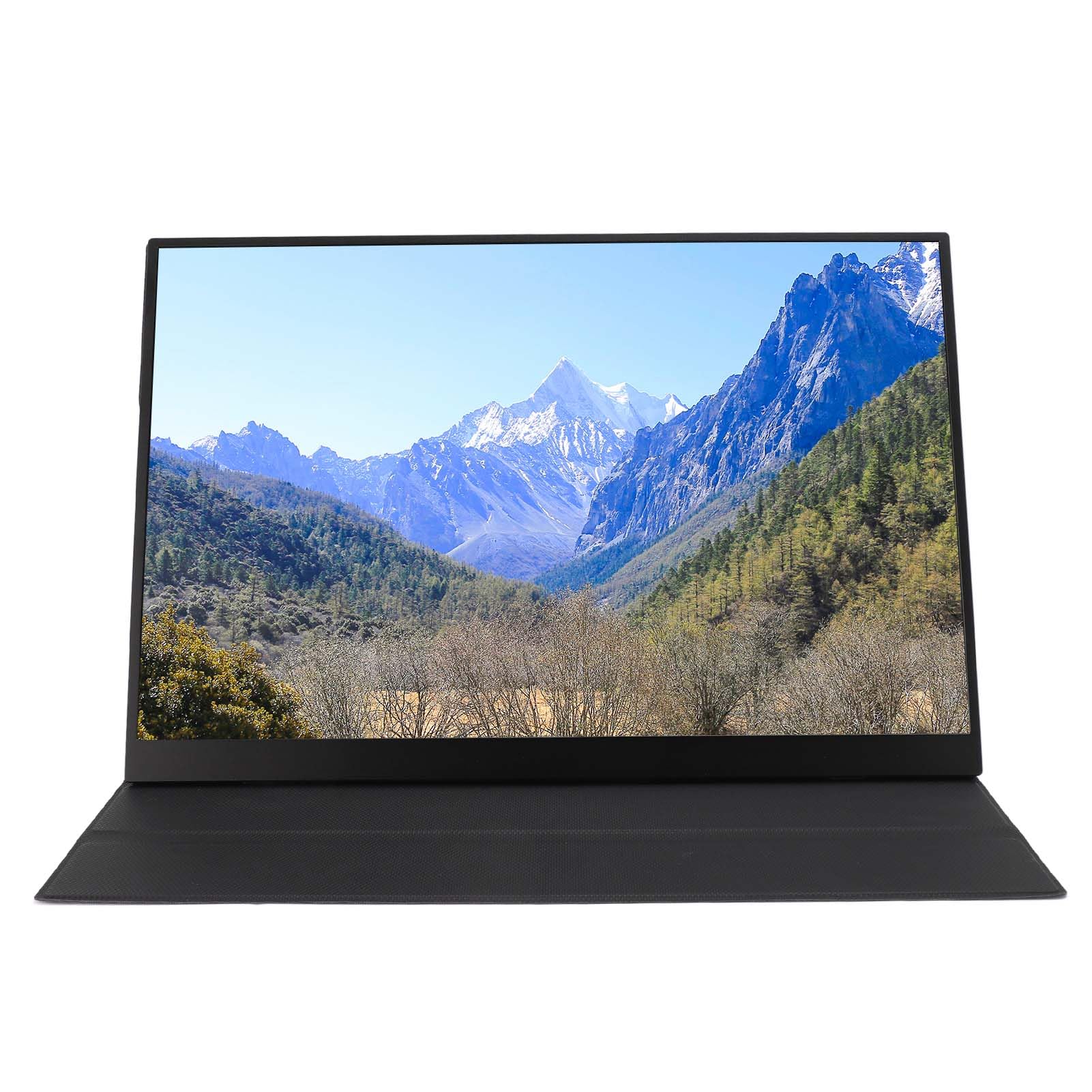 18 Inch Portable Monitor with USB-C, 2.5K 2560x1600P External Second Screen for Laptop - Adjustable Stand & VESA Mount - Perfect for Work Meetings, Business Travel & Home Office Setup
