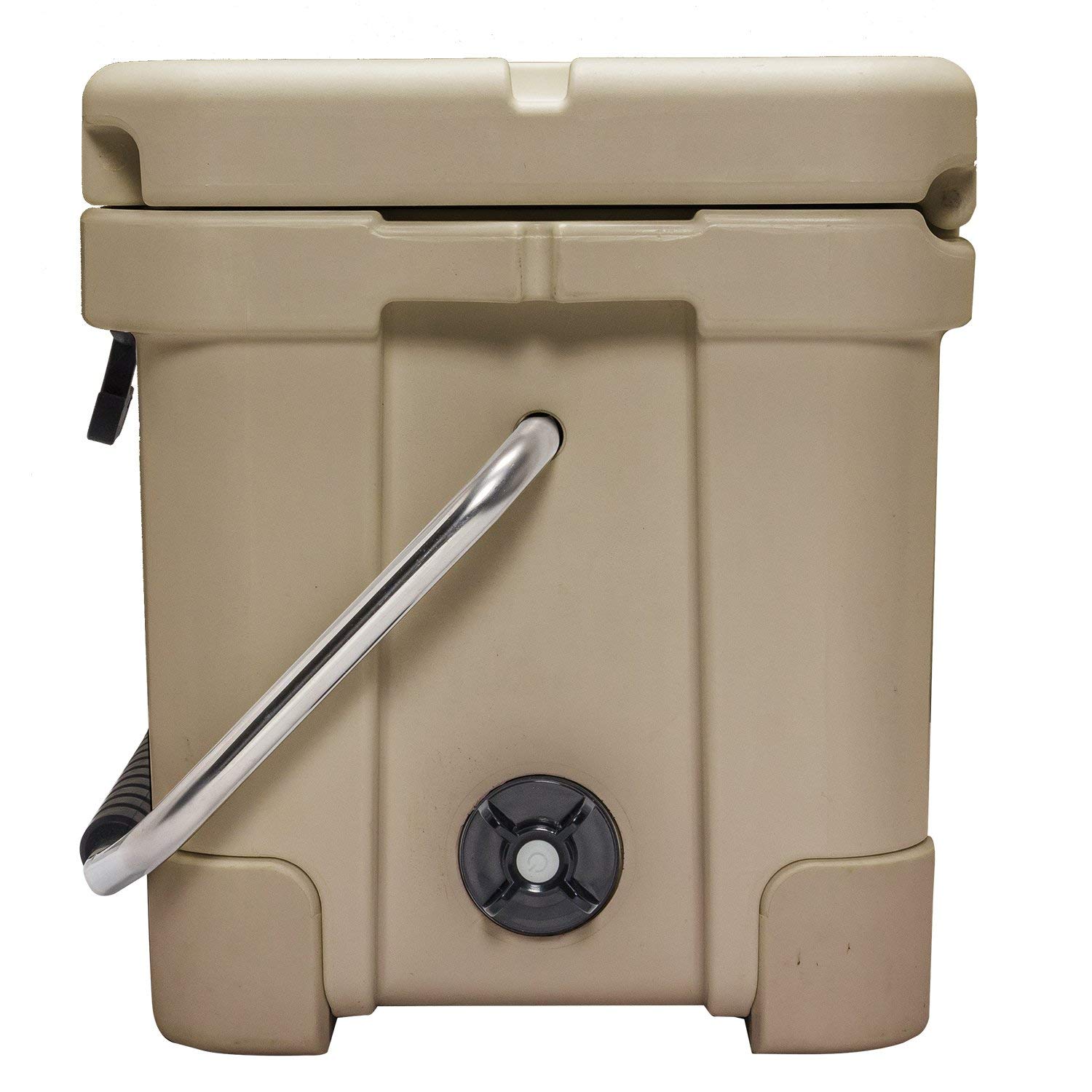 **Calcutta Hard Cooler - 20L Insulated Ice Chest Keeps Ice for 5 Days | Portable Outdoor Cooler for Fishing, Boating, Camping & Travel | Built-in Light & Drain Plug | Perfect for Beach Trips, Tailgating & Picnics**