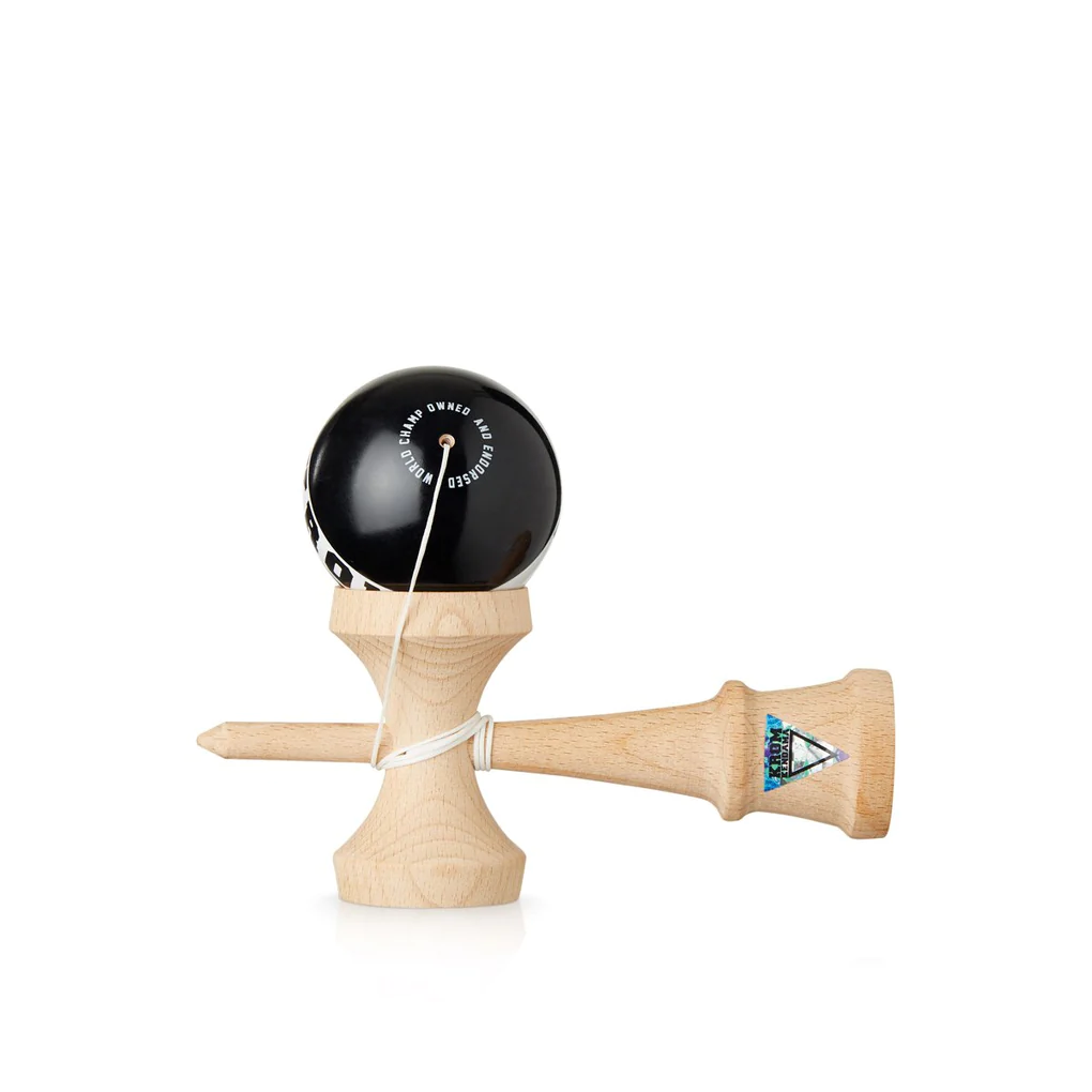 Krom Strogo Kendama - Premium Wooden Skill Toy for Beginners & Pros - Perfect for Juggling, Tricks, and Stress Relief