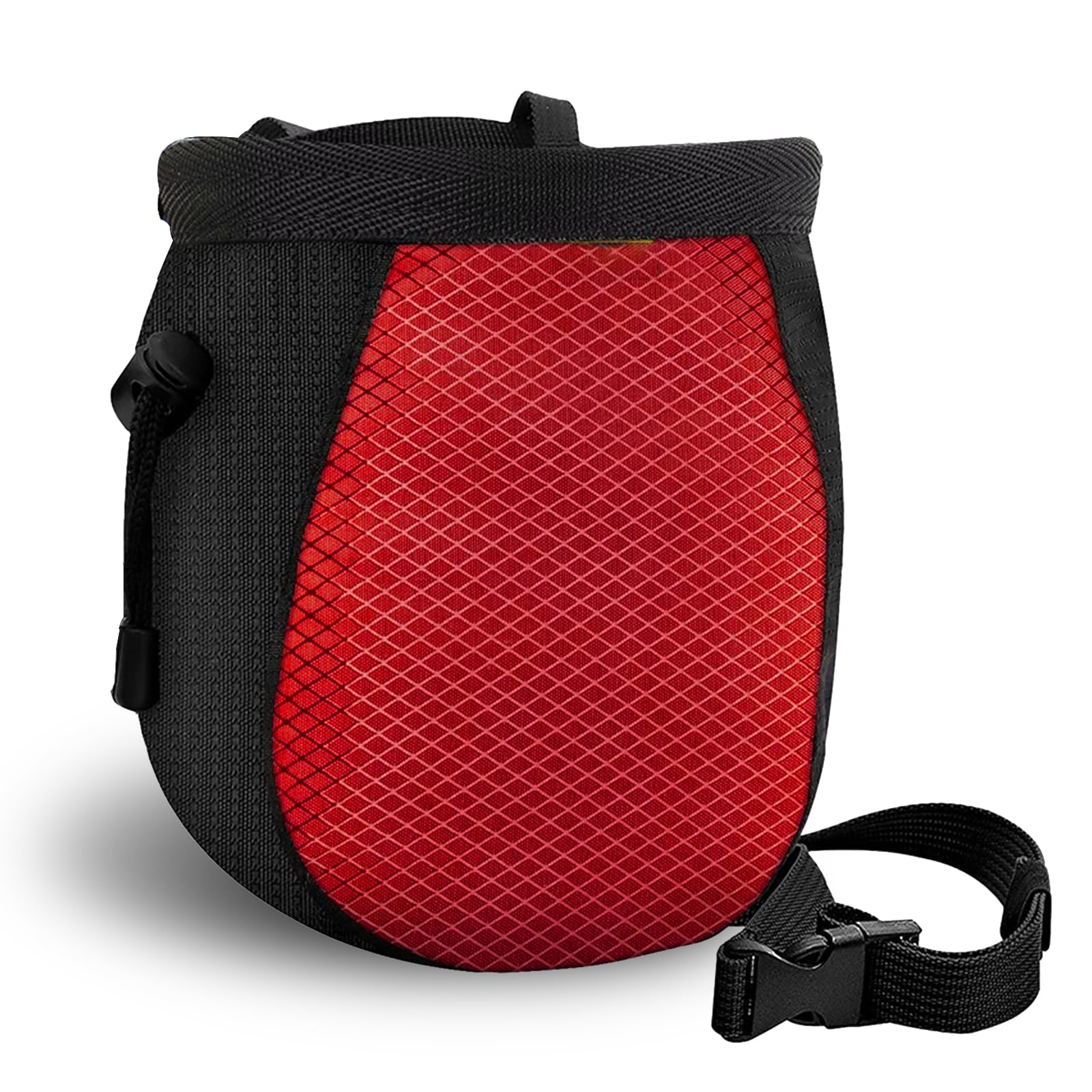 Premium Adjustable Black Chalk Bag for Rock Climbing - Lightweight & Secure Grip - Perfect for Bouldering, Gym Training & Outdoor Climbing Adventures