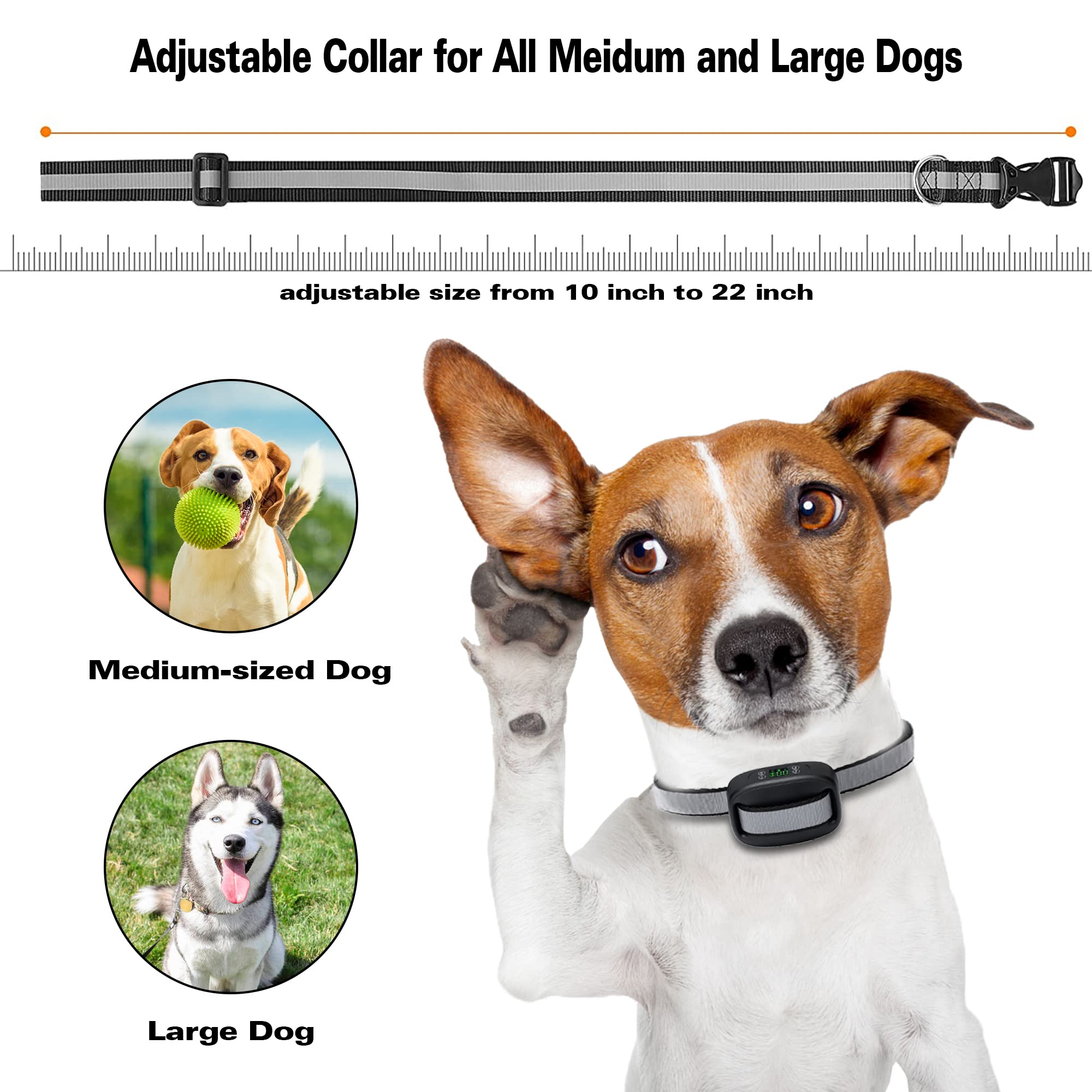 **Wireless GPS Dog Fence for 2 Dogs – Rechargeable Electric Pet Containment System with Adjustable Warning (98-3281 ft Range) – Perfect for Large Yards & Outdoor Training**