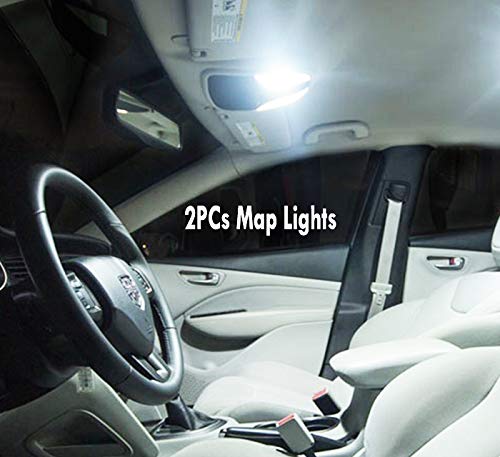 10Pc Canbus Error Free Super White 6000K LED Interior Light Kit for 2005-2006 Jaguar Super V8 – Advanced Computer System Compatible – Perfect for Night Driving & Car Customization