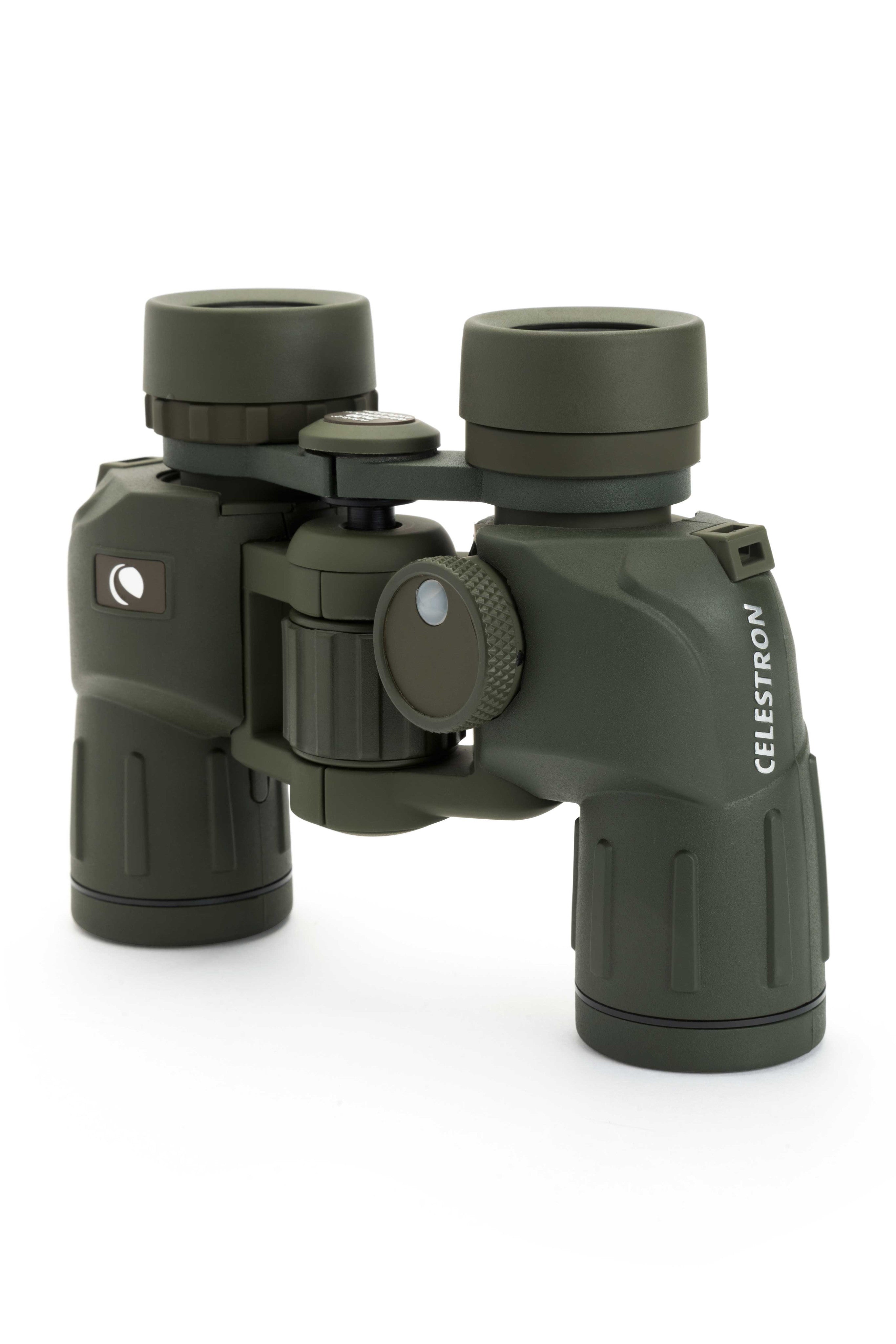 Celestron Cavalry 7x30mm Porro Binoculars with Built-in Compass & Reticle - Waterproof & Fogproof for Bird Watching, Hiking, and Outdoor Adventures