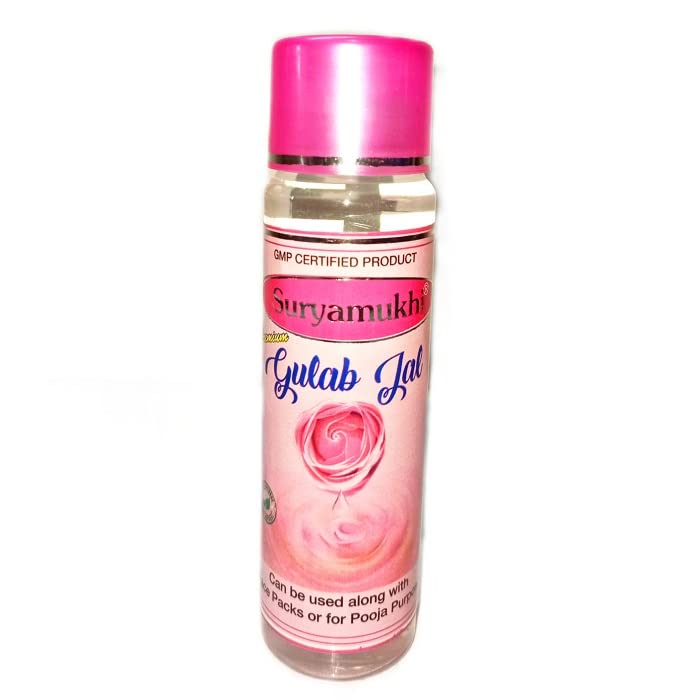 Premium Suryamukhi Rose Water Spray for Face & Skin - 100% Natural Gulab Jal Toner, 720ml (6-Pack) | Hydrating Facial Mist, Makeup Setting Spray & Skin Refreshment for Dry/Sensitive Skin