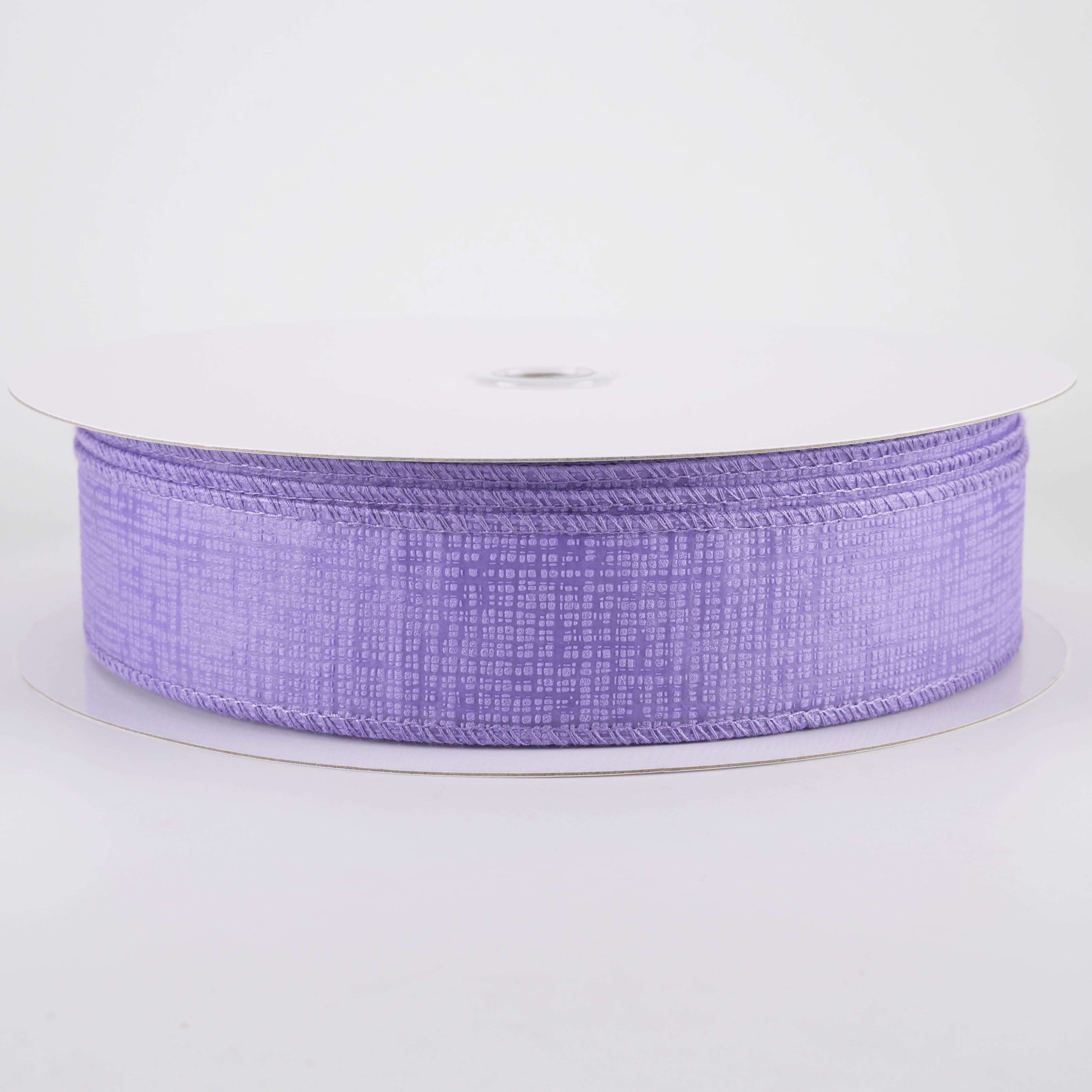 1.5 Inch Embossed Crosshatch Breeze Ribbon - Lilac Purple (50 Yards) for Gift Wrapping, DIY Crafts, Wedding Decorations & Party Favors