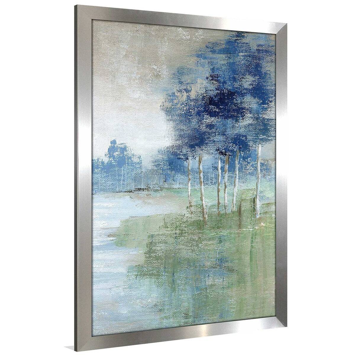 Birch River I Vertical Acrylic Print by Nan - Stunning Nature Wall Art for Home & Office Decor