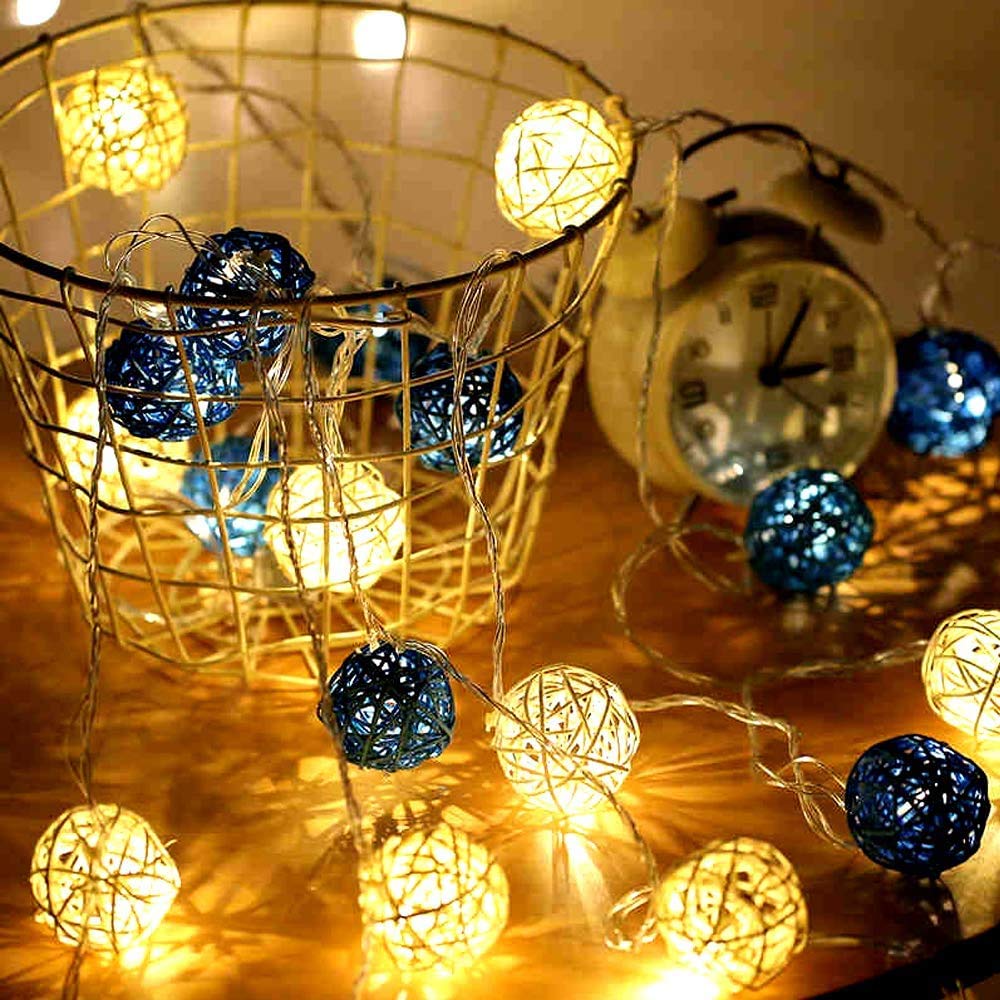 15 Pack Rattan Wicker Balls Decoration - Natural White Yellow Black Woven Balls for Bee Themed Party, Baby Shower, Birthday, Wedding Table Decor (2 Inch) - Perfect for Honeycomb Centerpieces, Bumblebee Nursery Decor, and Rustic Wedding Accents