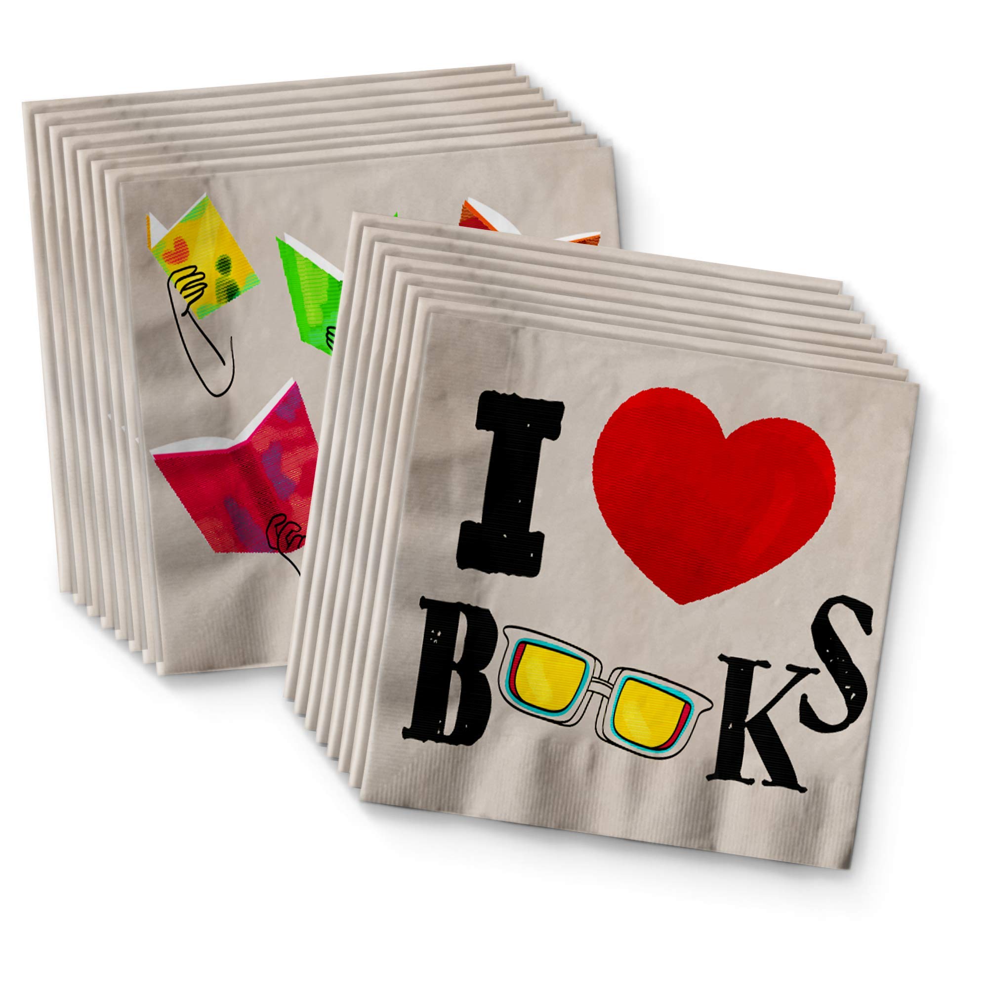 Book Club Birthday Party Supplies Set - 16-Piece Tableware Kit with Plates, Napkins & Cups for Themed Celebrations & Book Lovers' Gatherings