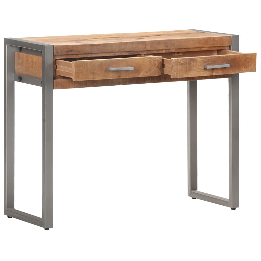 Industrial Mango Wood Console Table - 37.4