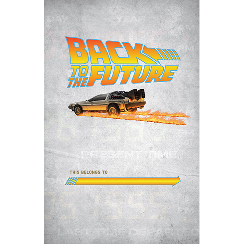 Back to the Future Time Machine Hardcover Notebook - Vintage Movie Inspired Writing Journal for Fans, Perfect for Gift, Collecting & Sci-Fi Enthusiasts