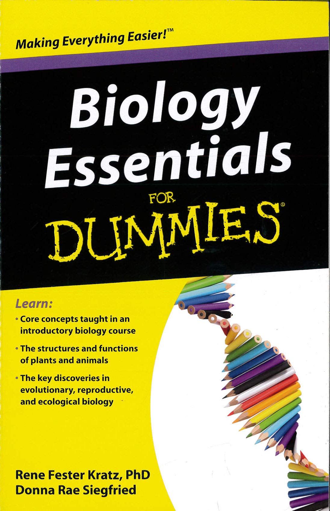 Biology Essentials For Dummies - Easy Guide to Basic Biology Concepts for Students & Beginners | Perfect for Homeschooling, Classroom Learning & Self-Study