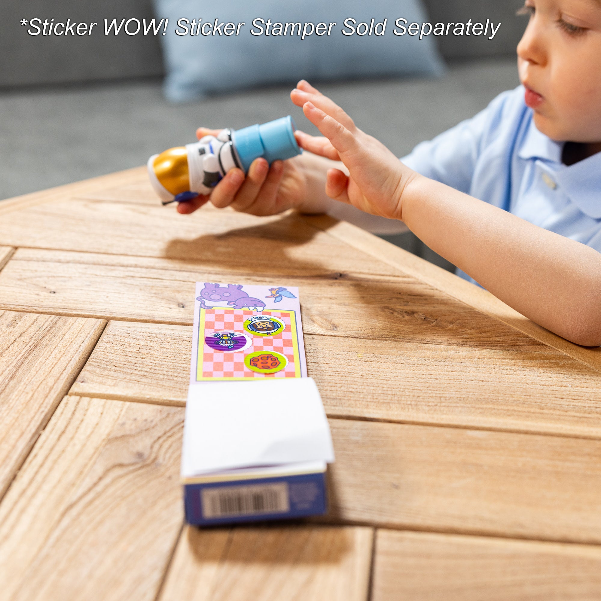 Sticker WOW!® Mini Activity Pad with 200+ Refill Stickers - Fun Surprise Pack for Kids | Creative Play, Scrapbooking & Party Favors