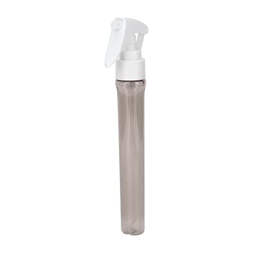 Veena Beauty Empty Hair Spray Bottle - Locking Design, Tight Nozzle & Ultra-Fine Mist | Odorless, Durable Thick Plastic for Home & Salon Use (Grey) | Perfect for Styling, Refilling & Travel