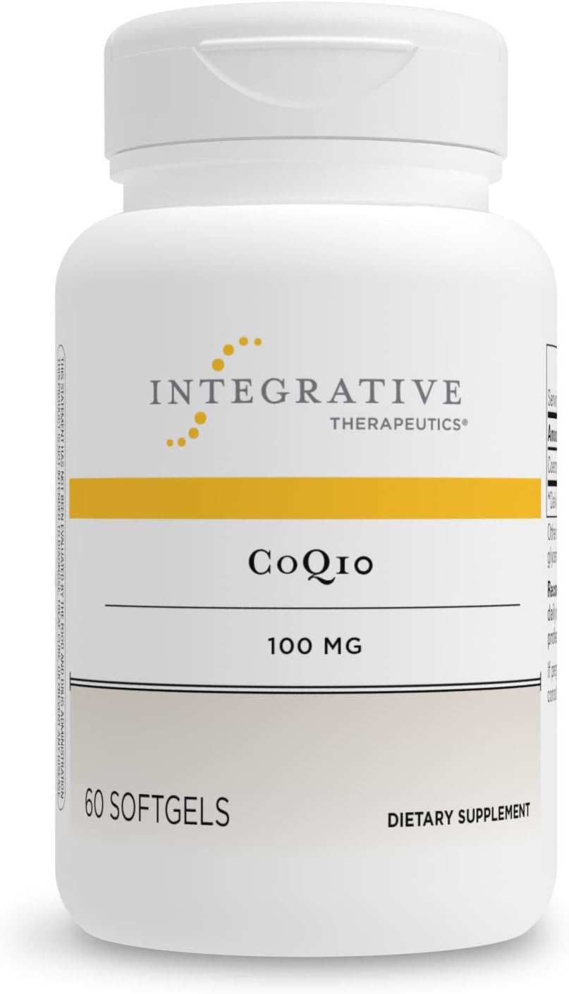 Integrative Therapeutics CoQ10 (100mg) Supplement - Supports Heart Health & Energy - Ideal for Adults & Seniors - Perfect for Daily Wellness & Active Lifestyle
