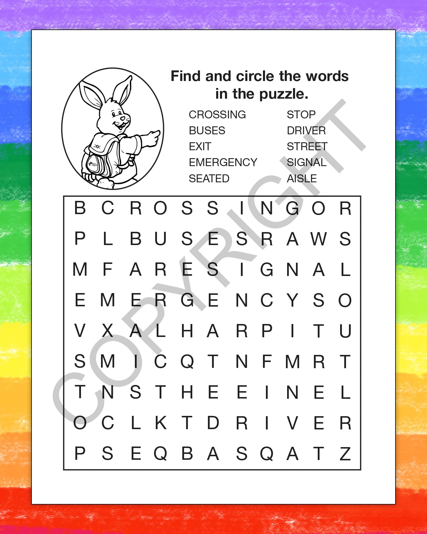 ZOCO Custom Educational Coloring Books - 250 Bulk Pack with Crayons | School Bus Safety Practice for Kids | Bus Driver Gifts | Fun Games, Puzzles & Activities | Perfect for Classrooms, Daycares & Homeschooling