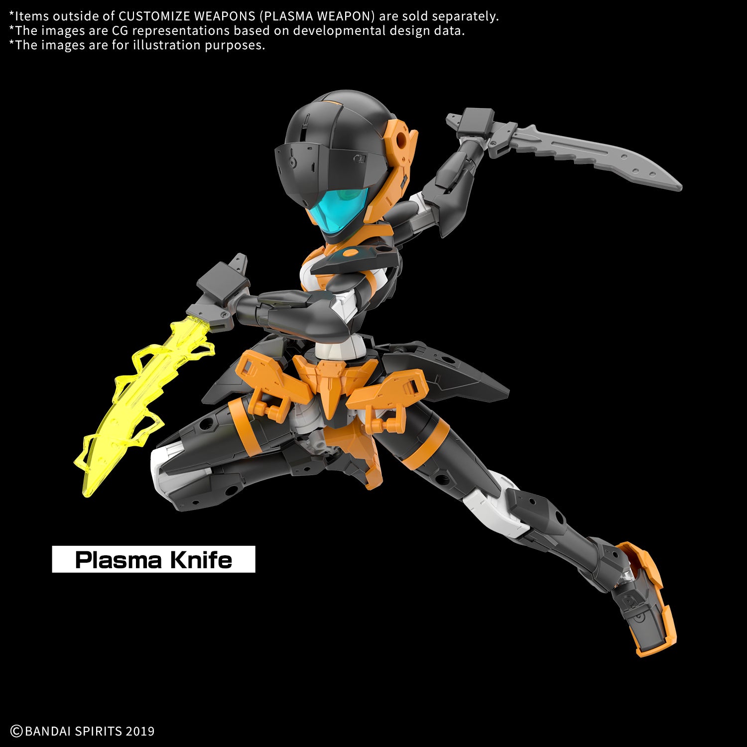 Bandai 30 Minutes Missions 30MM 1/144 Scale Custom Plasma Weapons Model Kit - Perfect for Gundam Builders & Sci-Fi Action Figure Collectors