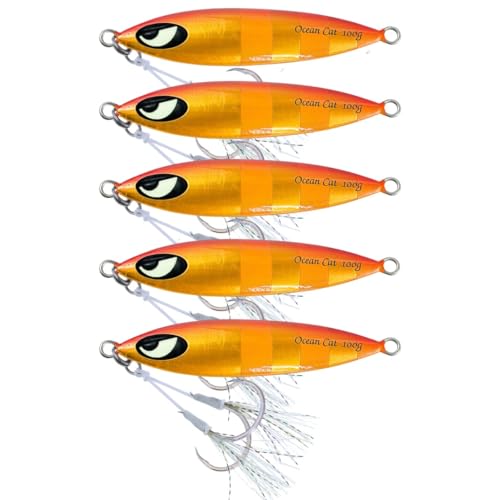 5 PCS Red&Gold