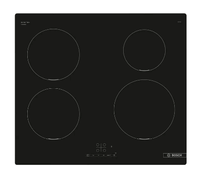 Bosch PUE611BB5J Series 4 60cm Induction Cooktop with MMB6141B Vita Power Blender (1200W, Black) - Perfect for Modern Kitchens & Smoothie Making