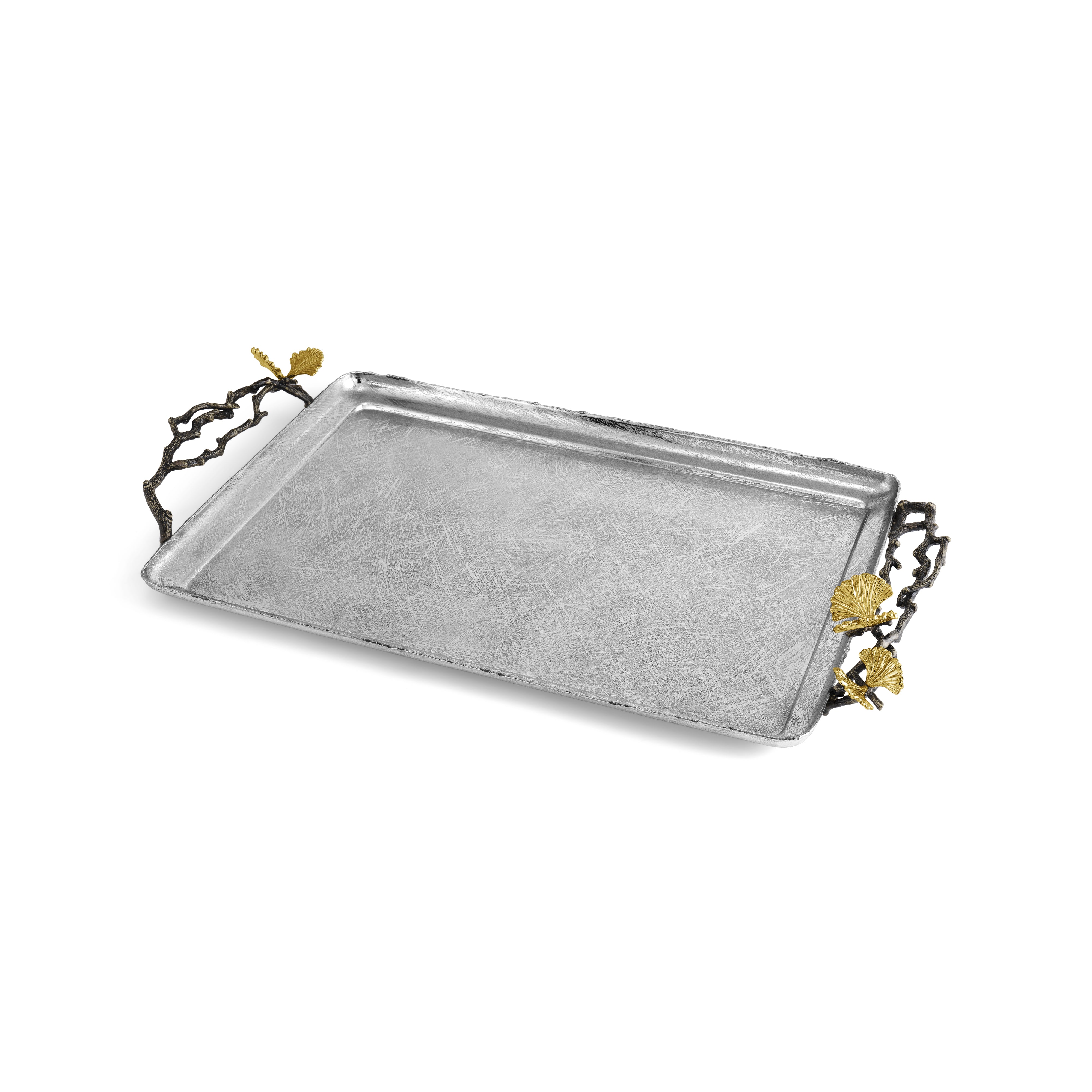 Butterfly Ginkgo Serving Tray - Elegant Wooden Appetizer Platter for Cheese, Fruits & Charcuterie - Perfect for Dinner Parties, Weddings & Home Decor