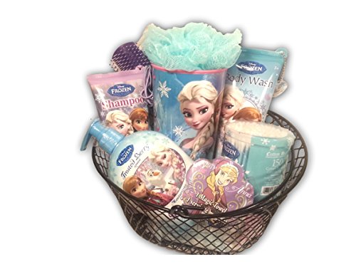 Frozen Bath & Beauty Gift Set - Body Wash, Hand Soap & Brush for Spa Day at Home | Disney Inspired Self-Care Essentials