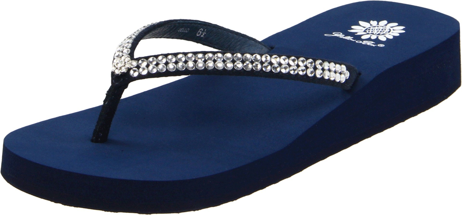 Yellow Box Women's Jello Sandal - Comfortable Summer Slide Sandals for Beach, Pool, and Casual Outings