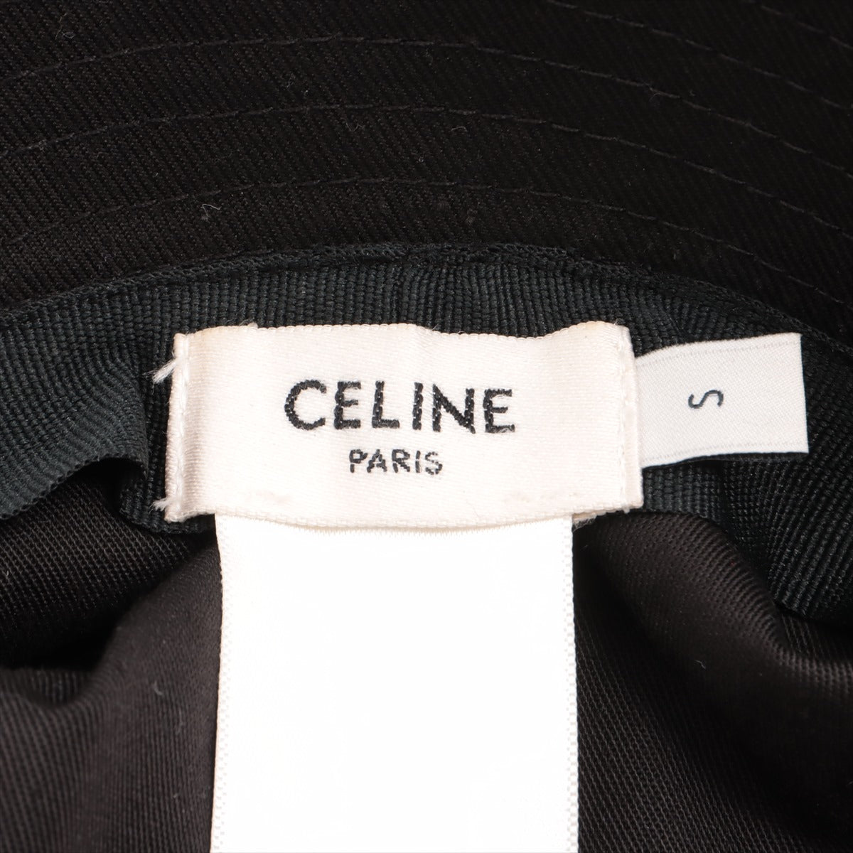 Celine Black Bucket Hat for Women - Small Size | Fashionable Sun Protection for Outdoor Activities, Beach, and Travel
