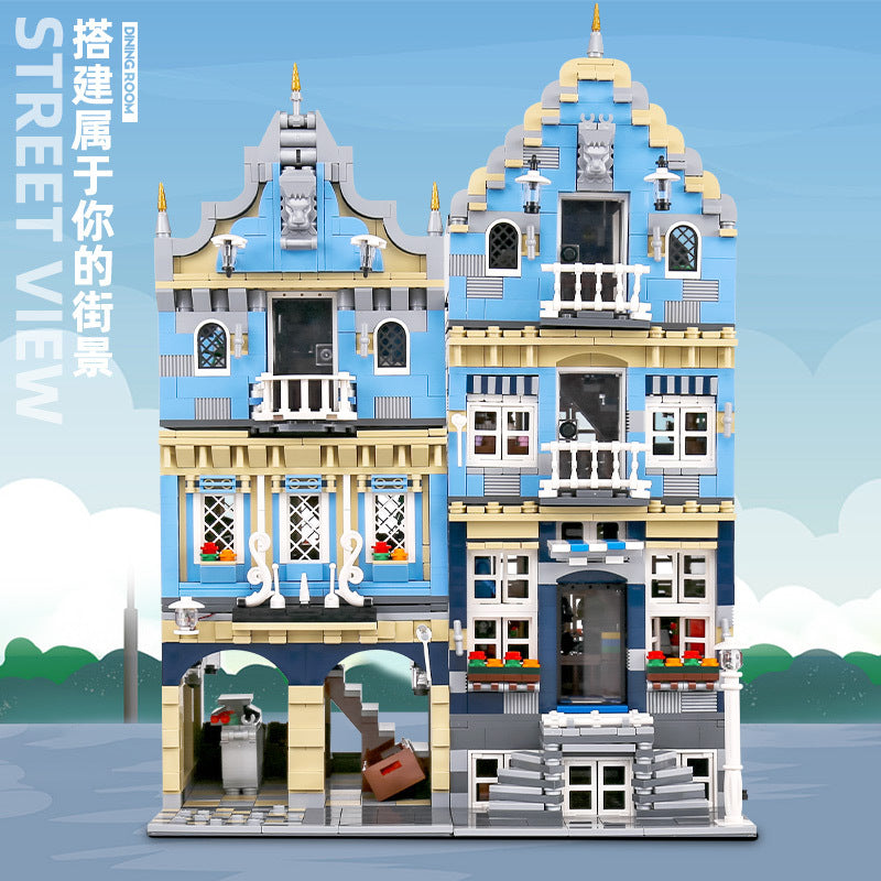 MouldKing 16020 Market Street Modular Building Set - 3016PCS Brick Model Kit for Adults, Collectors & DIY Enthusiasts | Perfect for Home Decoration, Gift Giving & Creative Play