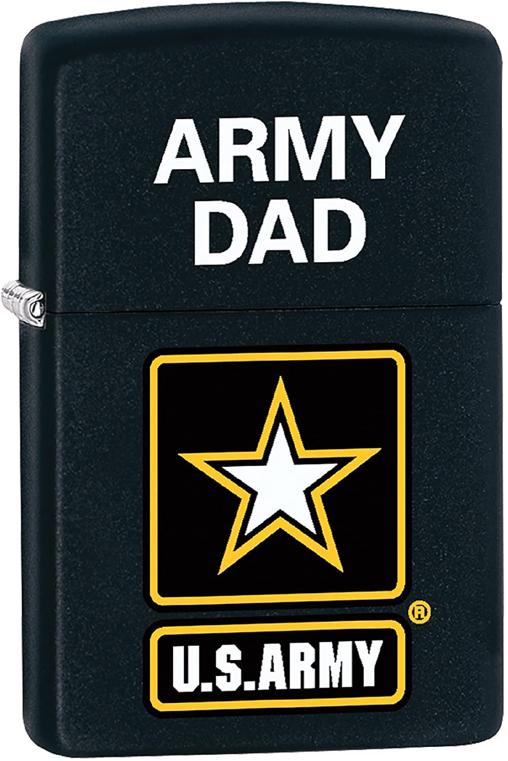 Custom Engraved Zippo Windproof Lighter - Personalized Message on Back - Matte Black #Z5072 - Perfect for Military Gifts, Camping & Outdoor Adventures