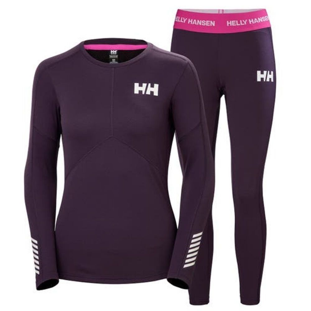 Helly Hansen Lifa Active Women's Baselayer Set - Nightshade, XL | Moisture-Wicking Thermal Underwear for Hiking, Skiing & Outdoor Activities