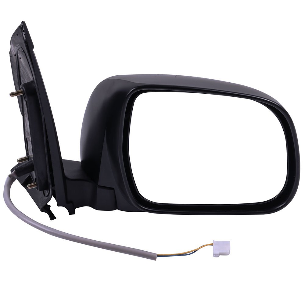 OCPTY Black Right Side Mirror Replacement for 2004-2010 Toyota Sienna - Textured Glass Manual Folding Non-Heated Mirror - Perfect for Parking Safety & Blind Spot Visibility