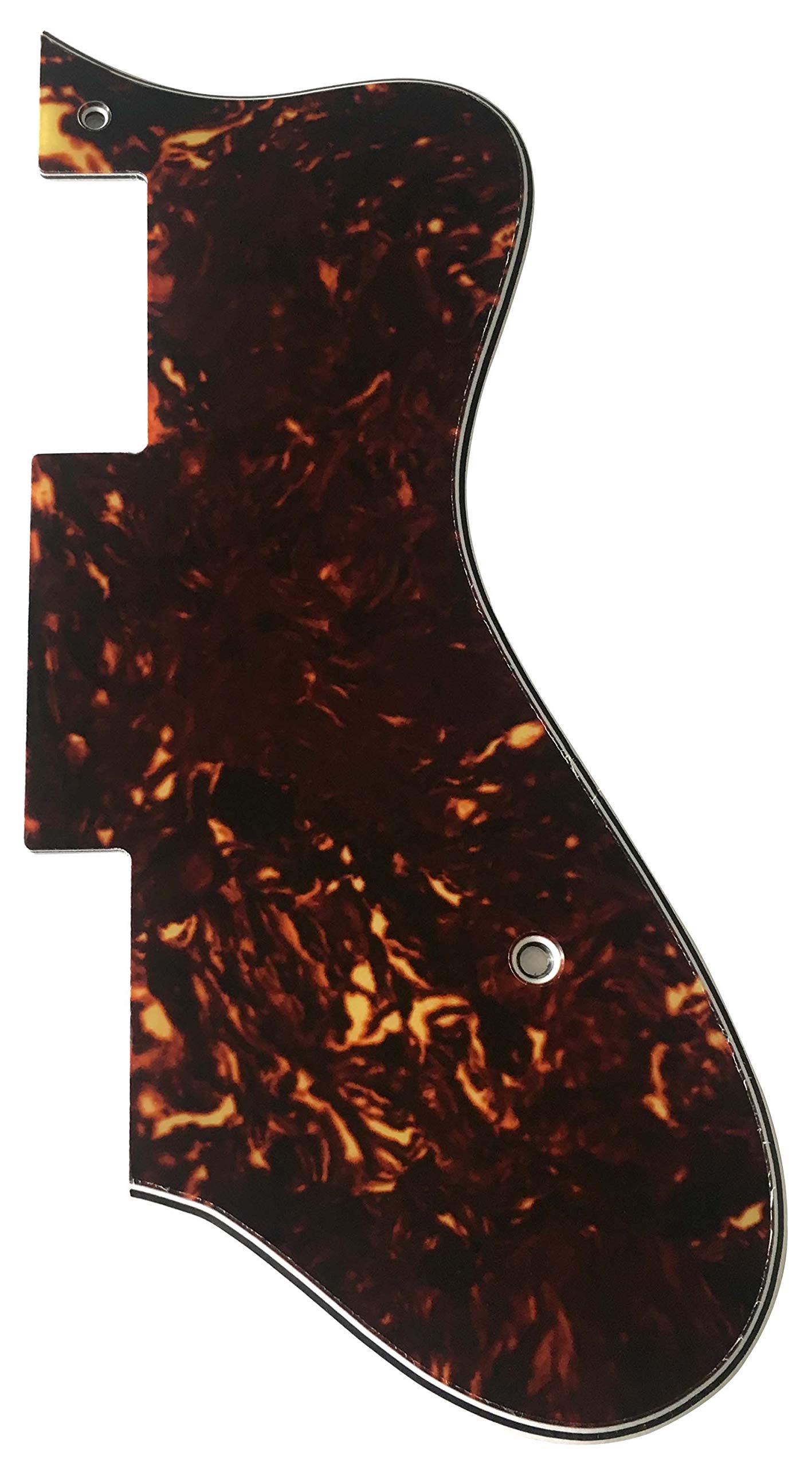 Epiphone Dot Style Electric Guitar Pickguard - 4 Ply Brown Tortoise Shell for Enhanced Tone & Protection | Perfect for Jazz, Blues & Rock Performances