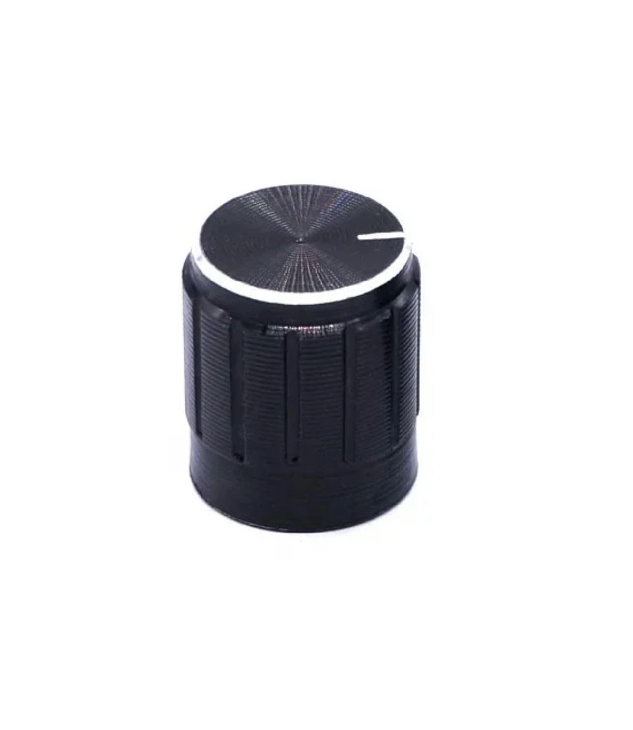 SHOKITECH Black Potentiometer Knob Rotary Switch Cap - Durable Control Knob for Audio Equipment, Guitar Amps & DIY Electronics Projects