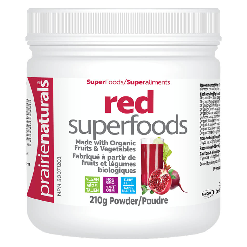 Organic Red Superfoods Powder - Antioxidant Rich Superfood Blend for Smoothies, Energy & Immunity Boost - USDA Certified Organic Beets, Berries & Greens Supplement for Daily Wellness