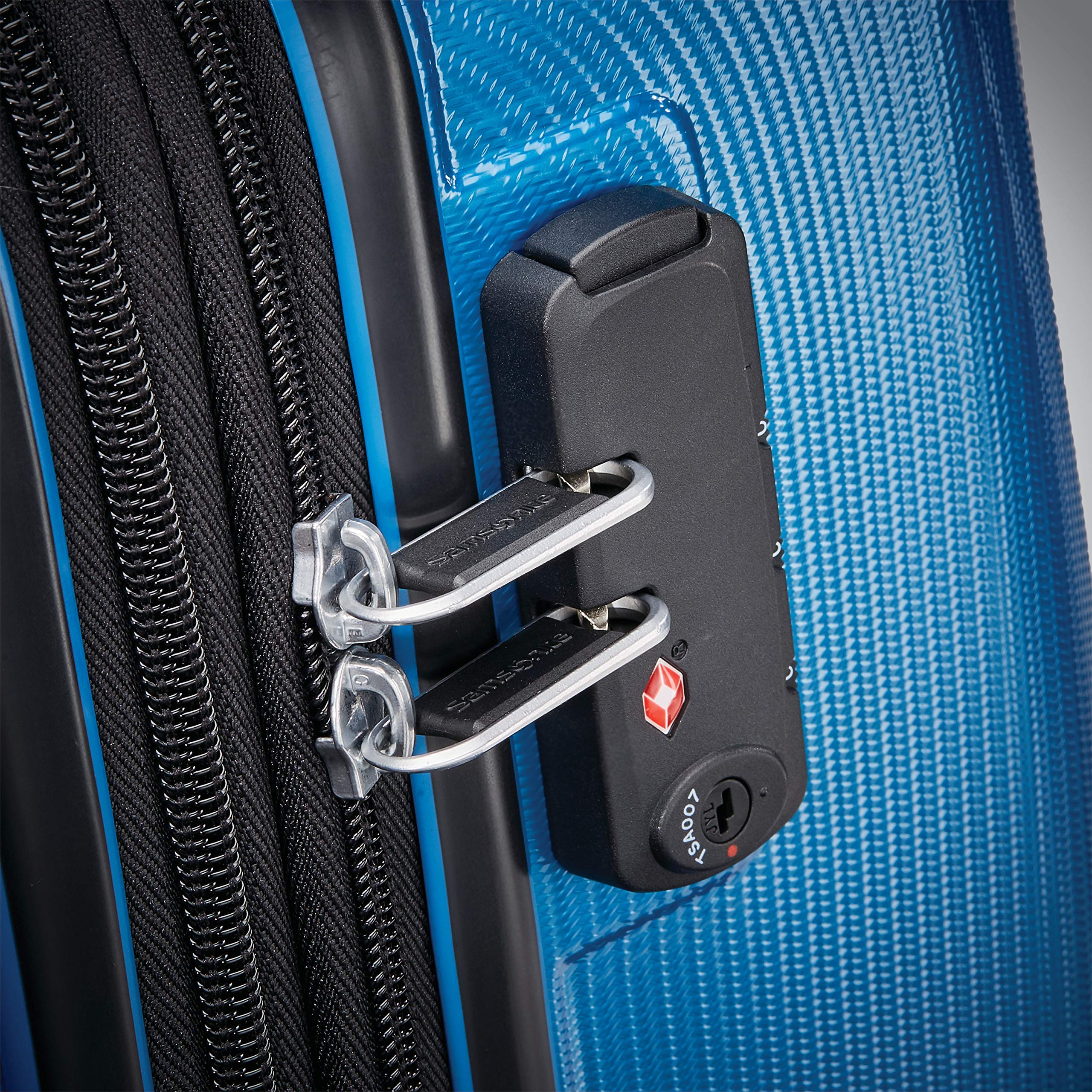 Samsonite Winfield 3 DLX Expandable Hardside Spinner Luggage 20-Inch Carry On Suitcase - Navy Blue | Perfect for Business Travel & Weekend Getaways
