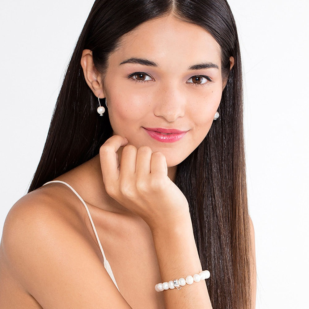 Elegant Freshwater Pearl Charm Bracelet for Women - Perfect for Weddings, Parties & Everyday Wear