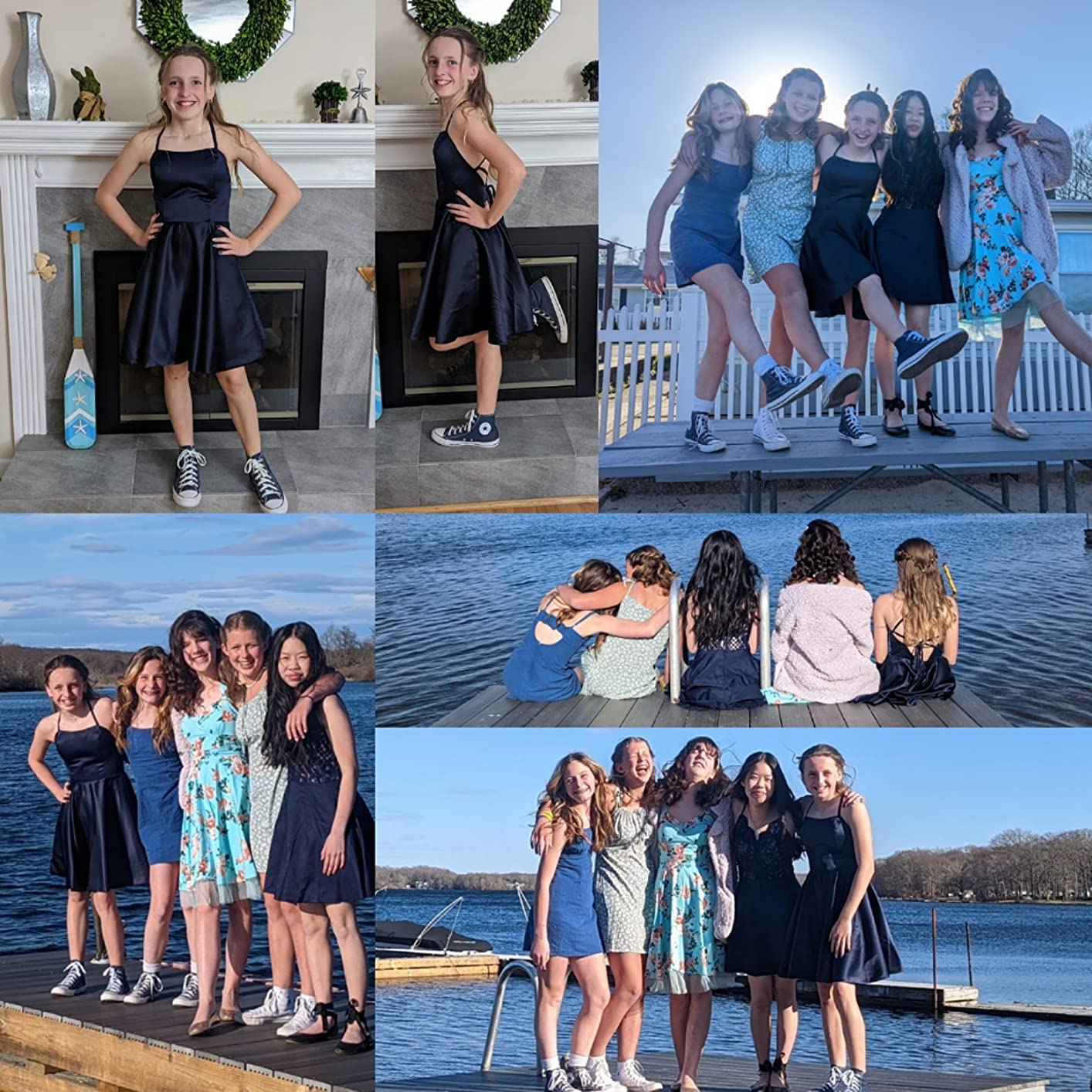 Elegant White Satin Homecoming Dress for Teens - Knee-Length Prom Dress with Pockets | Size 0 | Perfect for School Dances, Cocktail Parties & Special Occasions