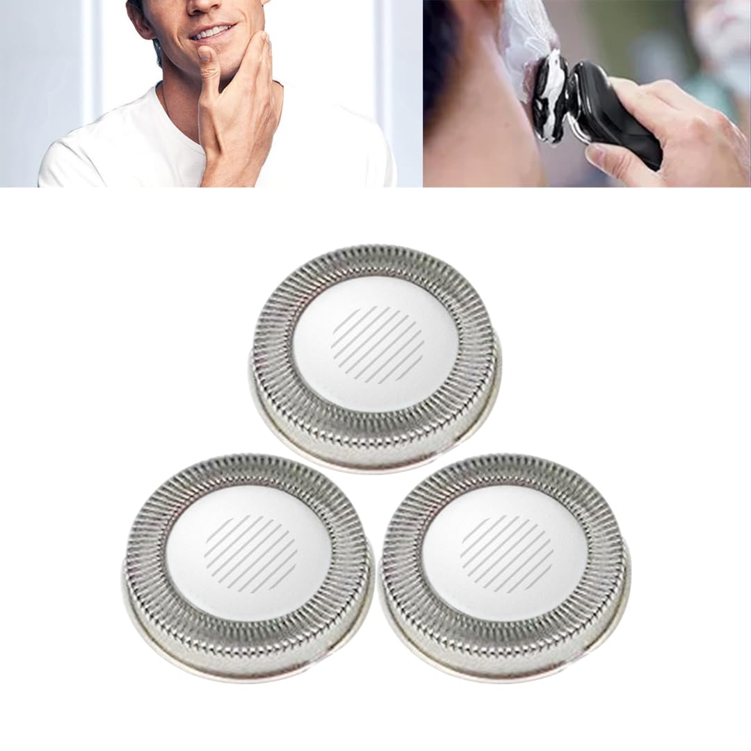 Upgraded Replacement Electric Shaver Heads for Braun Series 3 HQ4 HQ56 HQ58 HQ66 - Compatible with Braun 300s 310s 320s Shavers for Men's Facial Hair Trimming & Grooming
