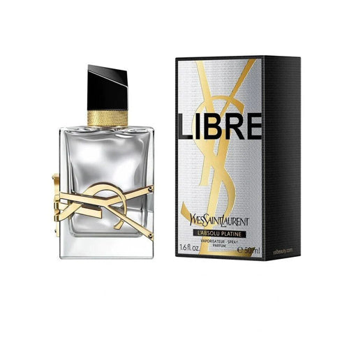 Yves Saint Laurent YSL Libre L'Absolu Platine 50ml Eau de Parfum for Women - Luxurious Floral Vanilla Scent, Perfect for Evening Events & Special Occasions