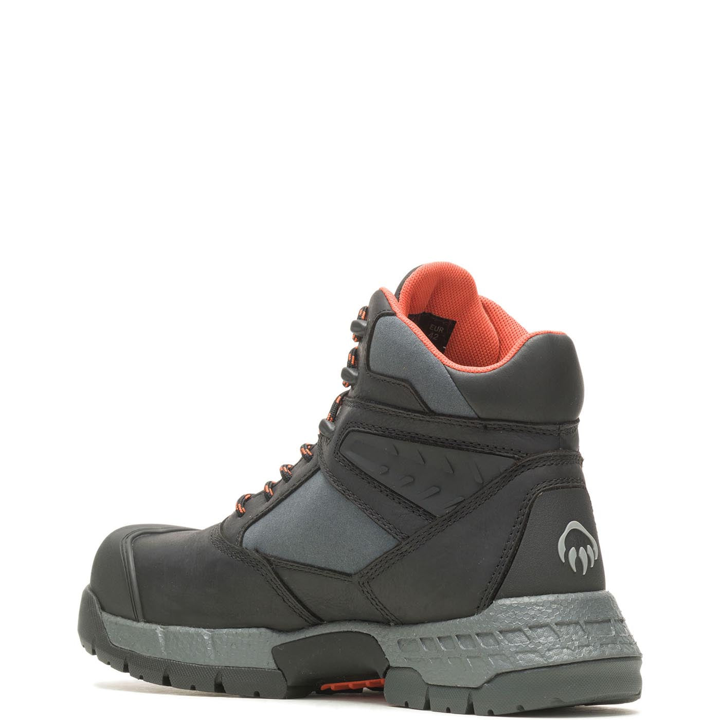 Rush UltraSpring CarbonMax Work Boots for Men - Black Steel Toe Safety Shoes - Durable & Comfortable for Construction, Warehouse & Outdoor Work